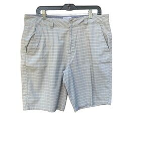 HANG Ten A California Classic size 36 men's shorts, light grey and white